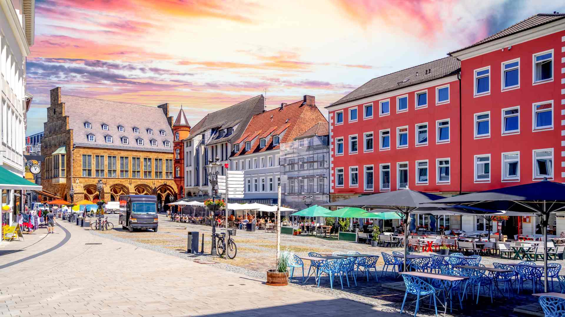 Historische Altstadt von Minden als regionaler Standort für Firmenfitness in Ostwestfalen