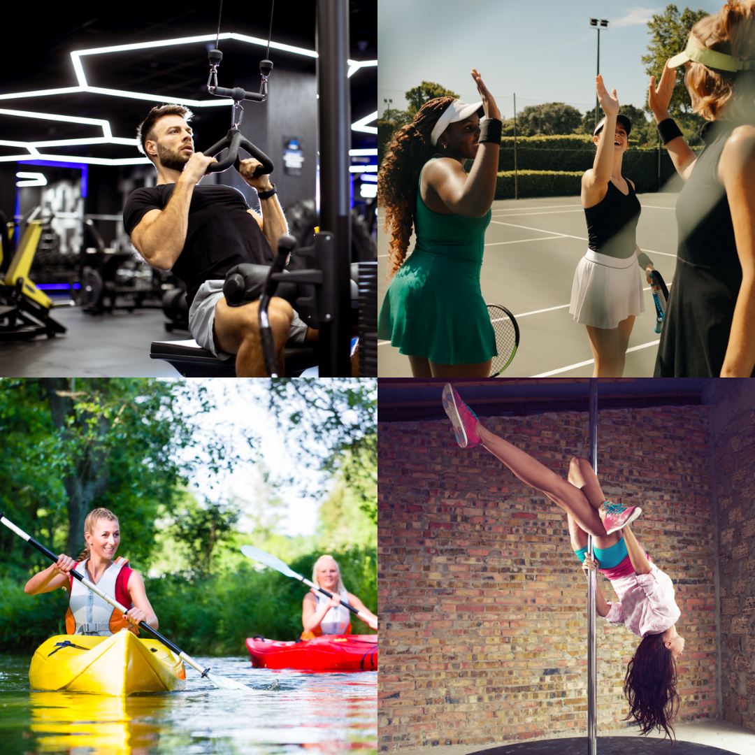 Sport- und Wellnessangebote für Unternehmen in Dortmund und dem Ruhrgebiet mit Fitness, Tennis und Kanu