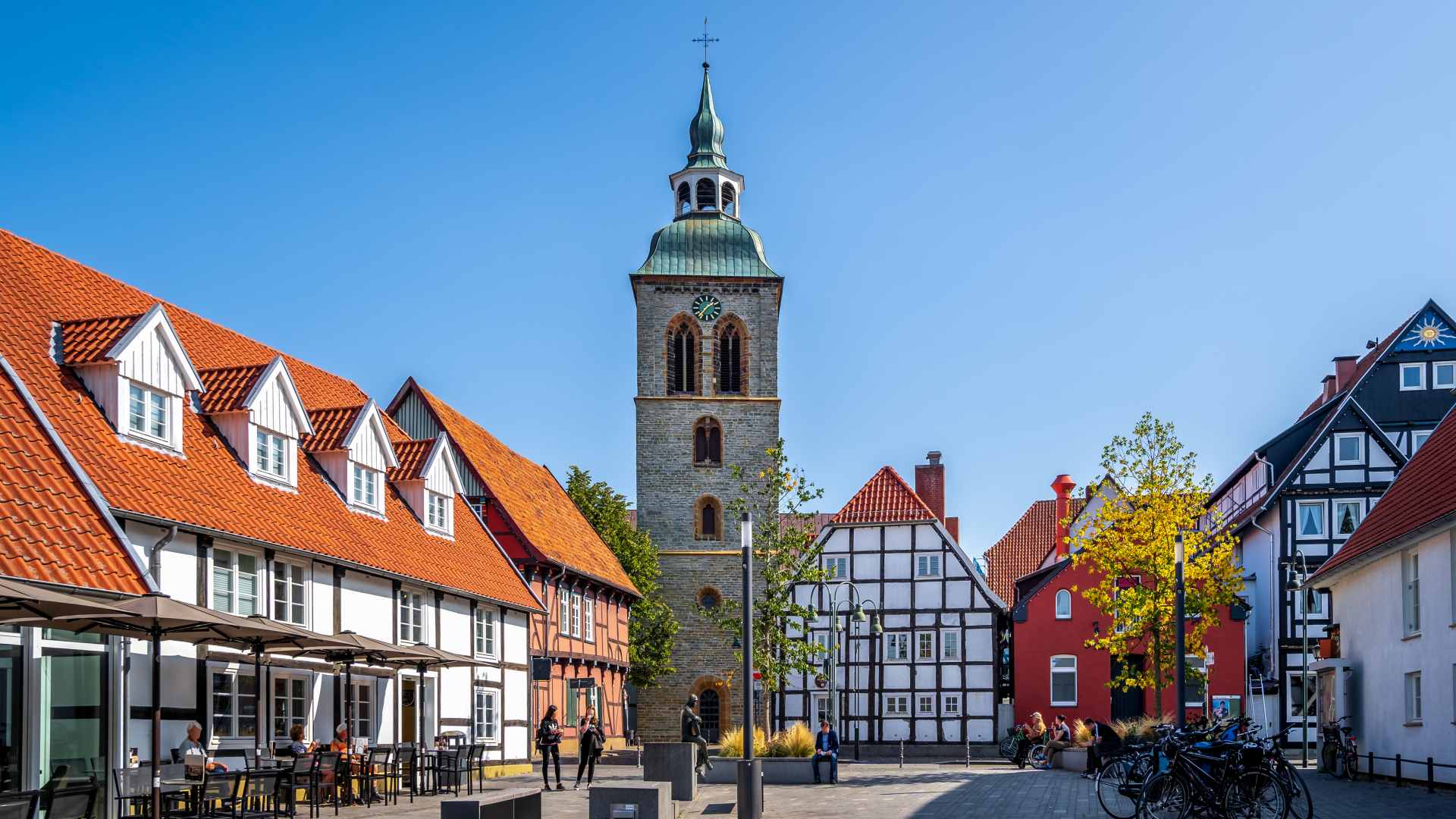Innenstadt von Rheda-Wiedenbrück als Standort für Firmenfitness und Corporate Benefits