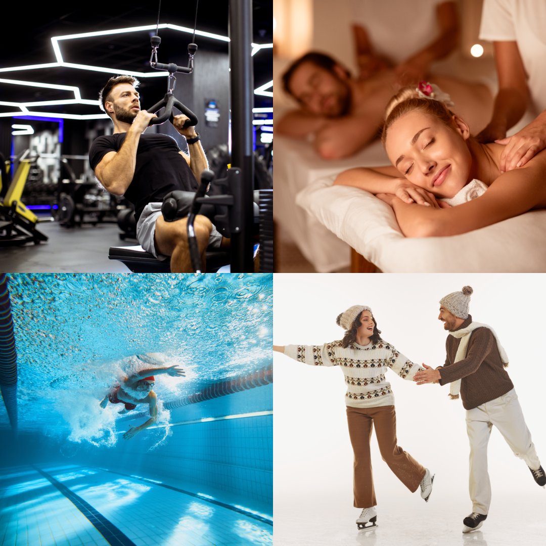 Firmenfitness in Neuss am Niederrhein mit Fitness, Wellness, Schwimmen und Klettersport für Unternehmen