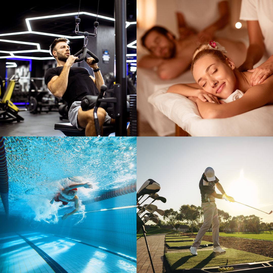Firmenfitness in Oelde im Münsterland mit Fitness, Wellness, Schwimmen und Golf