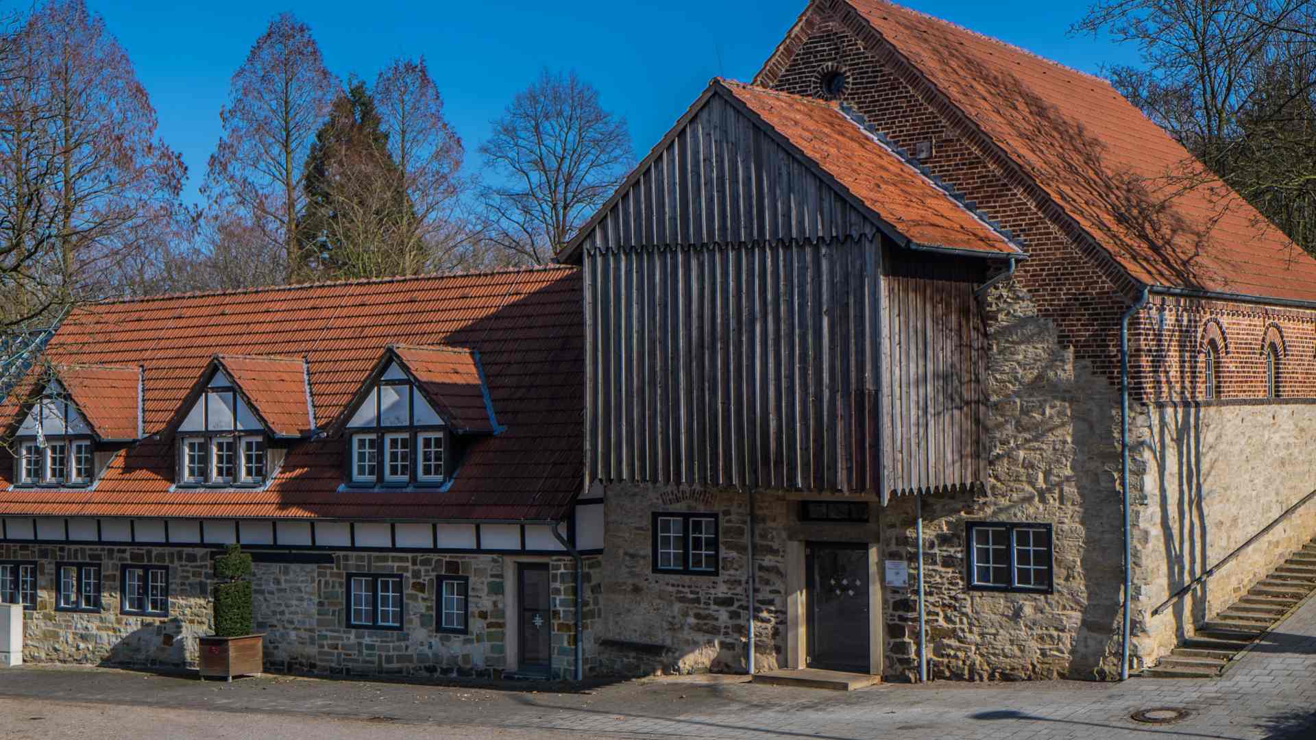Firmenfitness in Oelde mit Blick auf den Vier-Jahreszeiten-Park