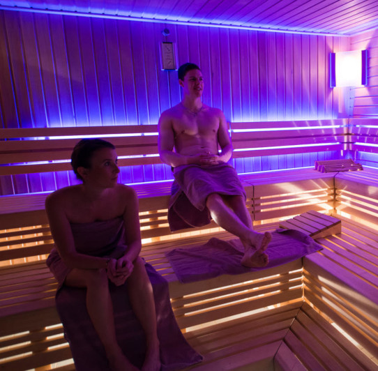 Hier gehts zu Sauna
